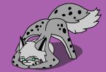 animated anthro butt changed_(video_game) felid female mammal nottoogud pantherine short_playtime snow_leopard solo tail twerking
