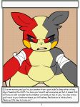 absurd_res angry anthro bandage_wraps ceiling curvy_figure female first_person_view generation_8_pokemon hi_res looking_at_viewer morpeko morpeko_(full_belly_mode) nintendo on_top open_mouth pokemon pokemon_(species) pokemon_mystery_dungeon rodent_powered_(softestpuffss) sephirus_(rodent_powered) softestpuffss solo spike_chunsoft story_in_picture wide_hips