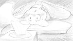  16:9 animal_crossing anthro bed bed_sheet bedding blush bodily_fluids dragonweirdo fluffy fluffy_tail furniture hi_res male mammal marshal_(animal_crossing) monochrome nintendo pillow rodent sciurid solo sweat tail tissue tissue_box tree_squirrel widescreen 