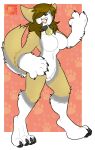  anthro breasts canid canine featureless_breasts featureless_crotch female mammal nut-case solo 
