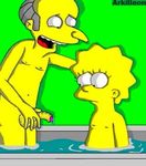  lisa_simpson montgomery_burns tagme the_simpsons 