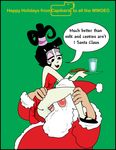  beetlejuice capibara christmas lydia_deetz santa_claus 