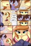  &lt;3 2:3 absurd_res age_difference anthro big_breasts bra breasts cleavage clothed clothing comic cream_heart_(mlp) duo english_text equid equine fan_character female genitals hasbro hi_res looking_at_genitalia looking_at_penis male male/female mammal mature_anthro mature_female my_little_pony older_female panties penis text thecoldsbarn underwear younger_male 