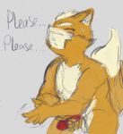  anthro balls blush bodily_fluids canid canine chest_tuft colored_sketch english_text eyebrows eyes_closed fox fox_mccloud fur genitals inner_ear_fluff male mammal masturbation nintendo orange_body orange_fur penis red_penis sketch star_fox sweat tan_body tan_fur text tuft video_games 