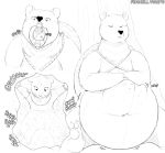  ! 2019 4_toes abdominal_bulge after_vore anthro anthro_prey arm_tuft armlet atlas_(fidchellvore) backpack barefoot belly big_belly biped black_and_white black_nose bodily_fluids brown_bear bubble cheek_tuft claws clenched_teeth comic cramped crossed_arms cutaway dated deep_navel digestion digital_drawing_(artwork) digital_media_(artwork) domination dripping duo english_text eyes_closed facial_tuft fangs featureless_crotch feet_first feral feral_pred fidchellvore fingers front_view fur fur_tuft grizzly_bear half-closed_eyes hand_on_stomach hanging_by_arms head_tuft high-angle_view hindpaw in_mouth internal jewelry larger_feral larger_male larger_pred leg_tuft line_art looking_at_another looking_at_viewer looking_down looking_up male male_domination male_pred male_prey mammal marsupial monochrome mostly_nude motion_lines muffled multiple_scenes narrowed_eyes navel neck_tuft number on_ground onomatopoeia open_mouth oral_vore outside partially_submerged pawpads paws phalangeriform relaxing restrained rope rumbling_stomach scared semi-anthro semi-anthro_pred shoulder_tuft simple_background sitting size_difference sketch sleeping slurp slurping smaller_anthro smaller_male smaller_prey soft_vore sound_effects spread_legs spreading standing stomach stomach_acid struggling stuck teeth text toes tongue trapped tree tuft unwilling_vore ursid ursine vore watermark wet white_background white_text wide_eyed worried 