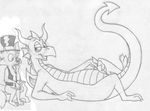  anthro canine cub dragon duo fox greyscale llewellyn male mammal masturbation monochrome nude ozy ozy_and_millie ozymandias_llewellyn pencils penis sketch webcomic young 