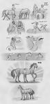  bite centaur comic equid equid_taur equine equineox hi_res hoof_hands hooves horse humor liminalbean male mammal mammal_taur monochrome multi_leg multi_limb pun sequence taur text transformation were wereequine werehorse 