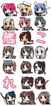  6+girls akagi_(kantai_collection) artillery ashigara_(kantai_collection) black_hair blonde_hair blue_eyes blue_hair blush bow_(weapon) brown_hair chibi everyone green_hair hair_ornament highres houshou_(kantai_collection) i-168_(kantai_collection) i-19_(kantai_collection) i-401_(kantai_collection) i-58_(kantai_collection) i-8_(kantai_collection) jintsuu_(kantai_collection) kaga_(kantai_collection) kantai_collection long_hair maru-yu_(kantai_collection) multiple_girls nachi_(kantai_collection) pink_hair ponytail red_hair ro-500_(kantai_collection) ryuujou_(kantai_collection) short_hair shoukaku_(kantai_collection) silver_hair smile star_(symbol) star_hair_ornament swimsuit taihou_(kantai_collection) twintails weapon white_hair yamato_(kantai_collection) yoru_nai zuikaku_(kantai_collection) 