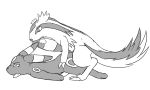  5:3 anal anal_penetration animated breath candyumbry duo eeveelution feral feral_on_feral feral_penetrated feral_penetrating feral_penetrating_feral genitals greyscale interspecies linoone long_tail male male/male male_penetrated male_penetrating male_penetrating_male monochrome nintendo penetration penis pok&eacute;mon pok&eacute;mon_(species) sex short_playtime simple_background tongue tongue_out umbreon video_games white_background 