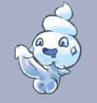  bodily_fluids drooling elemental_creature erection genitals ice ice_creature ice_penis male mineral_fauna nintendo not_furry obscenecanary open_mouth penis pok&eacute;mon pok&eacute;mon_(species) saliva simple_background solo vanillite video_games 