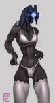  android anthro better_version_at_source bra clothing ethrk female flat_chested geth hi_res legwear machine mass_effect robot simple_background solo stockings underwear video_games 