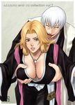  azasuke_wind bleach ichimaru_gin rangiku_matsumoto 