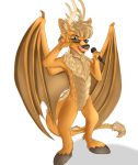  anthro dragon eyewear fan_character fur furred_dragon hi_res hybrid jacky_breeze jbond male microphone pencil_(object) solo sunglasses 