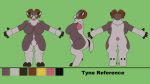  absurd_res anthro bovid breasts caprine curvy_figure female fluffy hi_res horn mammal model_sheet mouflon overweight overweight_anthro overweight_female sheep solo tyne_(yaudizz) voluptuous wild_sheep yaudizz 