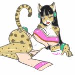  1:1 2017 alternate_species anthro bandeau big_breasts biped black_hair bracelet breasts brown_nose chel cleavage clothed clothing colored_sketch ear_piercing ear_ring eyelashes felid female fur furrification hair hand_on_hip inviting jaguar jewelry lips loincloth long_hair lying mammal mayan midriff multicolored_body multicolored_fur navel on_side pantherine piercing raised_tail red_lips seductive seductive_eyes solo spots spotted_body spotted_fur that-girl-whodraws the_road_to_el_dorado topwear tribal tube_top two_tone_body two_tone_fur 