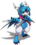  alpha_channel bag blitzdrachin claws conditional_dnp dragon female female_(lore) horn kemono open_mouth semi-anthro sifyro smile smug solo standing wings 