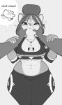  abs anthro big_breasts breasts canid canine clothing conditional_dnp curvy_figure cute_face duo female fox fox_mccloud grabbing grope hi_res krystal legwear male male/female mammal monochrome nintendo star_fox tattoo thick_thighs tights topwear video_games voluptuous xopachi 