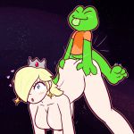  &lt;3 1:1 2020 3_toes ambiguous_penetration amphibian anthro anthro_penetrating anthro_penetrating_human big_breasts big_butt blonde_hair blue_eyes blush bottomless breasts butt butt_grab clothed clothing crown ear_piercing ear_ring eyes_closed female female_penetrated frog frogdor from_behind_position genitals green_penis hair hand_on_butt hi_res hip_grab human human_on_anthro human_penetrated interspecies larger_female larger_penetrated looking_pleasured looking_up male male/female male_penetrating male_penetrating_female mammal mario_bros nintendo nipples open_mouth orange_clothing orange_shirt orange_topwear penetration penis perching_position piercing red_nipples rosalina_(mario) sex shirt size_difference smaller_male smile space super_mario_galaxy t-shirt tan_body tan_skin toes tongue tongue_out topwear ultilix video_games 
