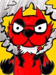  3:4 anthro canid canine eyewear fox fur glasses hi_res jay male mammal red_body red_fur smoke steam 