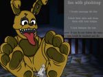  2018 3_toes 4:3 ambiguous_gender animatronic anthro barefoot big_feet black_eyes black_nose bodily_fluids butt duo english_text featureless_crotch feet five_nights_at_freddy&#039;s five_nights_at_freddy&#039;s_4 foot_fetish foot_focus grey_body lagomorph leporid long_ears long_tongue looking_down machine male male/ambiguous mammal micro nude open_mouth pawpads paws plushtrap_(fnaf) rabbit red_tongue robot sharp_teeth sitting size_difference smashcuenta123 smile sweat sweaty_feet teeth text toes tongue tongue_out video_games yellow_body yellow_ears 