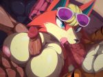  animal_crossing anthro audie_(animal_crossing) big_breasts big_penis blonde_hair blue_eyes blush breasts canid canine canis eyewear eyewear_on_head female female_penetrated fur gangbang genitals group group_sex hair huge_breasts humanoid_genitalia humanoid_penis male male/female male_penetrating male_penetrating_female mammal masturbation multicolored_body multicolored_fur nintendo nipples nude oral oral_penetration orange_body orange_fur penetration penis pubes q_wed red_body red_fur sex sunglasses sunglasses_on_head titfuck tongue tongue_out video_games white_body white_fur wolf 