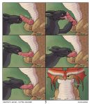  absurd_res animal_genitalia animal_penis aroused bodily_fluids cloudjumper comic dragon dreamworks duo ekayas fellatio feral feral_on_feral genitals green_eyes hi_res how_to_train_your_dragon knot larger_male licking looking_pleasured male male/male night_fury open_mouth oral outside penile penis penis_grab saliva saliva_on_penis saliva_on_tongue scalie sex size_difference smaller_male smile stormcutter tongue tongue_out toothless western_dragon yellow_eyes 