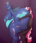  anthro arthropod big_breasts big_butt blues64 breasts butt changeling clothing duo female female/female friendship_is_magic hi_res huge_butt hyper hyper_butt marauder6272 my_little_pony nipples sektiss thick_thighs torn_clothing 