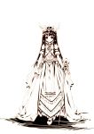  1girl dress eien_no_aselia eternity_sword_series highres hitomaru lesteena_dai_rakios long_hair ornate_clothes ribbon scepter tiara 