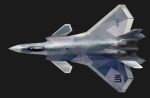  aircraft airplane asterozoa fighter_jet from_above grey_background j-20 jet military military_vehicle no_humans original solo united_nations vehicle_focus 