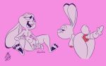  16:10 2019 anthro breasts buckteeth carrot dipstick_ears disney female fluffychuck91 food genitals judy_hopps lagomorph leporid looking_pleasured mammal multicolored_ears navel nipples onomatopoeia pawpads pink_background plant pussy rabbit sex_toy signature simple_background smile solo sound_effects teeth text vegetable vibrator widescreen zootopia 