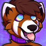  1:1 2020 ahegao ailurid animated anthro collar cosimia digital_media_(artwork) fur hair headshot_portrait hypnosis looking_pleasured low_res male mammal mind_control open_mouth orion_(oriontheredpanda) portrait purple_collar red_panda short_playtime simple_background smile solo tongue tongue_out 