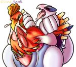  69_position anal blush bodily_fluids cum cum_drip cum_inside deep_throat dripping drooling duo eyes_closed feral genital_fluids genitals hi_res ho-oh holding_penis legendary_pok&eacute;mon looking_pleasured lugia male male/male nintendo oral penile_spines penis pok&eacute;mon pok&eacute;mon_(species) rimming saliva secrets-from-dark sex simple_background tongue tongue_out video_games 