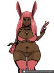  animal_humanoid bag belly big_breasts bikini bikini_top bimbofication black_pupils boots bottomless breasts cellphone clothed clothing colored_sketch confident dark_skin deep_navel eyebrows female footwear hair hi_res humanoid jewelry ketch lagomorph lagomorph_humanoid leporid leporid_humanoid lips loinsavage mammal mammal_humanoid navel necklace overweight overweight_female overweight_humanoid phone pink_eyebrows pink_hair pink_lips pupils rabbit rabbit_humanoid shaded simple_background smartphone snout solo swimwear text thick_hips thick_lips thick_thighs url white_background 