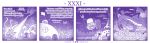  4koma ambiguous_gender comic dialogue disaster_dragon dragon english_text goo_creature hi_res melee_weapon monochrome purple_theme speech_bubble text vavacung weapon wings 
