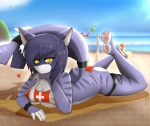  absurd_res anthro beach cherry_(macmegagerc) female fish hi_res marine natali sandra_(macmegagerc) seaside seductive shark solo solo_focus whatever9903 