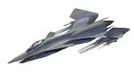  aircraft airplane asterozoa english_commentary fighter_jet jet military military_vehicle missile no_humans original railgun solo vehicle_focus white_background 