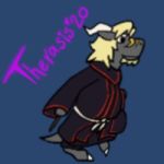  1:1 animated clothing dragon kentah low_res magic_user male robe running short_playtime solo therasis thumbnail wand 
