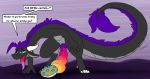  anthro balls cock_vore dragon dragonflora duo emery english_text genitals hi_res male male/male penile penis sarek_aran_desian sarek_aran_desian_(character) text tongue tongue_out vore 