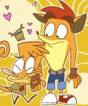  activision atelid bandicoot camp_lazlo cartoon_network cello_us crash_bandicoot crash_bandicoot_(series) crossover haplorhine lazlo mammal marsupial monkey new_world_monkey primate spider_monkey video_games 