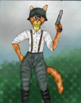  absurd_res anthro character_suzane domestic_cat felid feline felis female gun handgun hi_res juninho123565 mammal military_helmet pistol plantigrade ranged_weapon solo weapon wehrmacht world_war_2 