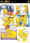  lisa_simpson nelson_muntz orange_box tagme the_simpsons 