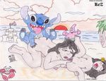  disney lilo lilo_and_stitch nani patrick_star rez stitch 