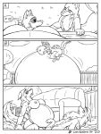  2009 3:4 air_inflation aleu anthro anthrofied areola balto_(film) belly belly_inflation big_belly big_breasts black_and_white black_eyes breast_expansion breasts canid canine canis chest_tuft comic digital_drawing_(artwork) digital_media_(artwork) domestic_dog dusty_(balto) expansion female grey_body grey_pupils hi_res hose hose_inflation huge_breasts husky hybrid hyper hyper_belly hyper_breasts hyper_inflation immobile immobilization incest_(lore) inflation kodi leonkatlovre looking_pleasured mammal monochrome nipples nordic_sled_dog nude outside pupils rana_(artist) sex spitz story story_in_description taur text tuft wolf 