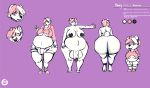  absurd_res anthro balls big_butt breasts butt danny_(lepidusdelsol)_(character) dirtyscoundrel english_text fur genitals hair hi_res male mammal nipples nude overweight overweight_anthro overweight_male penis polar_bear simple_background solo text thick_thighs ursid ursine wide_hips 