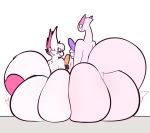  2020 alpha_channel anthro big_butt butt butt_focus butt_squish digital_media_(artwork) duo fan_character femboi_lugia_(lightningfire12) food fur girly hi_res huge_butt hyper hyper_butt legendary_pok&eacute;mon lightningfire12 lugia male male/male mammal markings multicolored_body multicolored_fur nintendo nude parquet_(character) pink_body pink_fur pok&eacute;mon pok&eacute;mon_(species) popsicle rear_view simple_background sitting smile squish thick_thighs transparent_background two_tone_body two_tone_fur video_games white_body white_fur wide_hips zangoose 