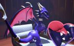  3d_(artwork) activision ardi_pink cynder digital_media_(artwork) dragon female feral furniture genitals hi_res pose pussy sofa solo source_filmmaker spyro_legend_of_the_dragon spyro_the_dragon vaginal video_games 