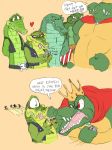  alligator alligatorid anthro crocodile crocodilian crocodylid diddy_kong_racing donkey_kong_(series) english_text group hi_res king_k._rool klomp_the_kremling kobble_(kremling) kremling kritter_(kremling) krunch_the_kremling male nintendo rare_ltd rareware reptile scalie shesamonkey text texting video_games 