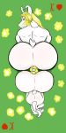  1:2 age_difference anthro asgore_dreemurr asriel_dreemurr beard big_butt blonde_hair bovid butt butt_size_difference caprine facial_hair flower gypsy_king_(artist) hair hi_res horn huge_butt hyper hyper_butt male male/male mammal nude parent_and_son plant pose simple_background size_difference thick_thighs undertale video_games white_body 