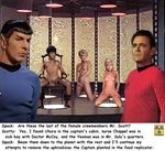  janice_rand nurse_chapel nyota_uhura scotty spock star_trek 