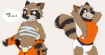  17:9 absurd_res diaper disney gender_transformation guardians_of_the_galaxy hi_res kuuneho male mammal marvel procyonid raccoon rocket_raccoon transformation 